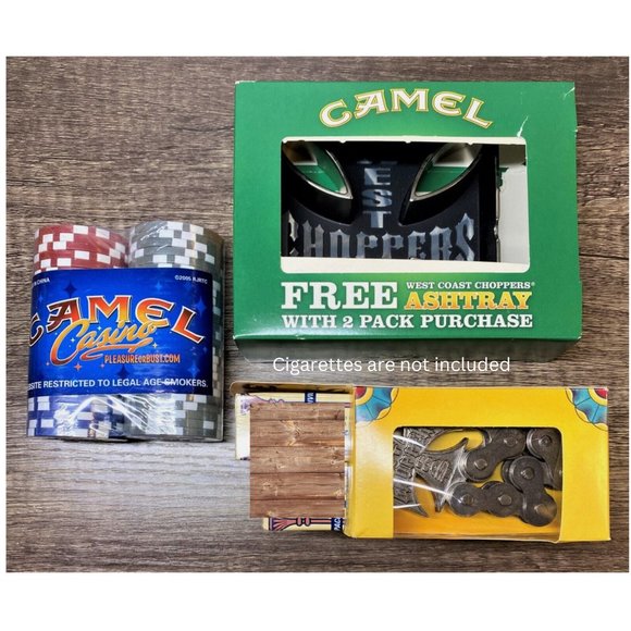 West Coast Choppers Cross Logo Ashtray, Motorcycle Opener, Free Chips NEW IN BOX - Picture 1 of 13